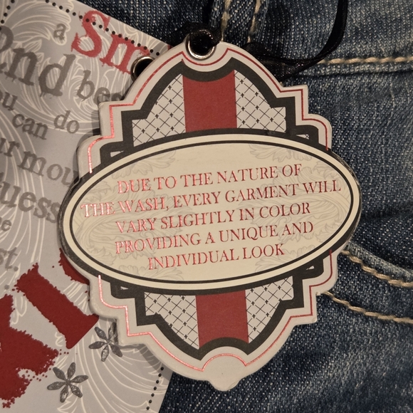 1st Kiss Size 7 Denim Crop Jeans - Picture 6 of 6